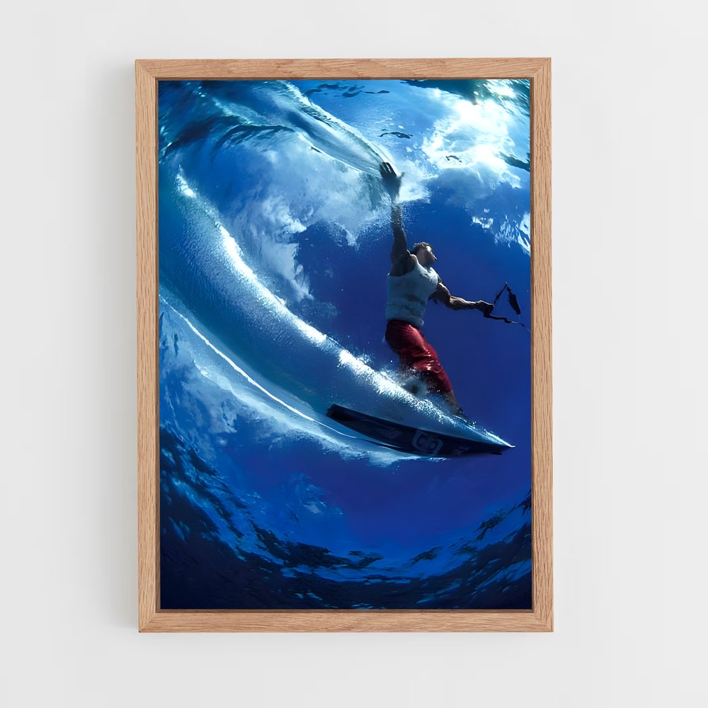 Poster Surf en Émotion – affiche Ski nautique (vue 4)